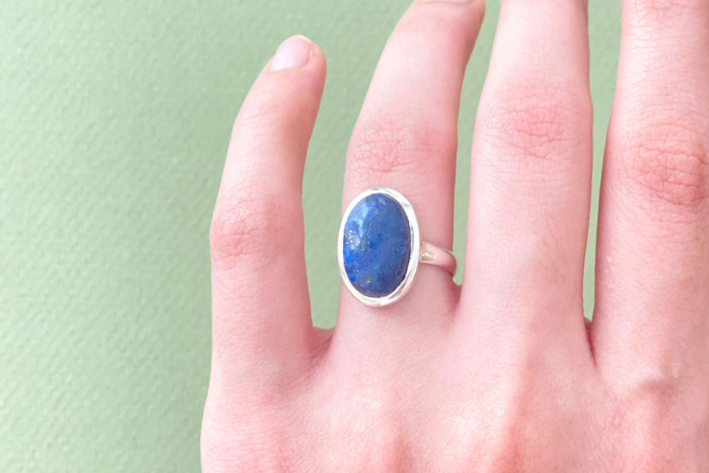 01234 Vidove Skapotsenni Kamani Za Prasteni Lapis Lazuli